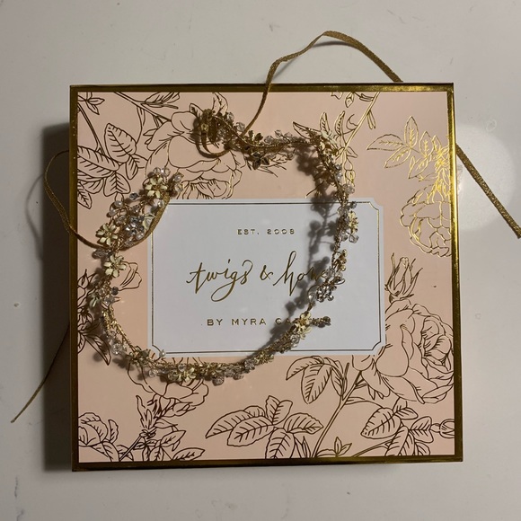 twigs and honey Accessories - Twigs and Honey Crystal hair vine